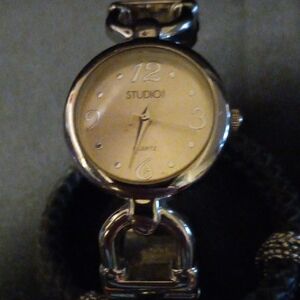 Studio Time Quartz Silver Watch